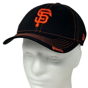 San Francisco SF Giants Child Youth Hat Baseball Cap New Era Black Flex Fitted